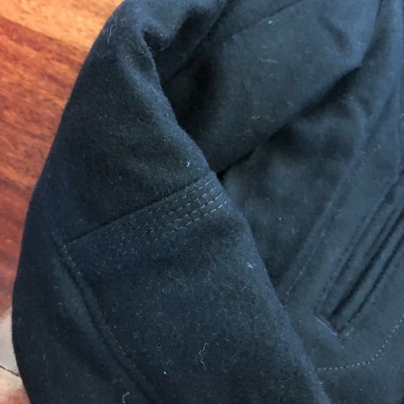 ❤️SOLD❤️ NWT Gap Kids Boys Navy Wool Peacoat 6-7 - Picture 4 of 6